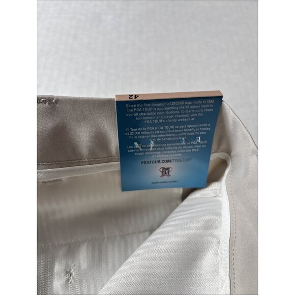 PGA tour shorts Beige Size 42 NWT UPF 50 - Picture 6 of 8